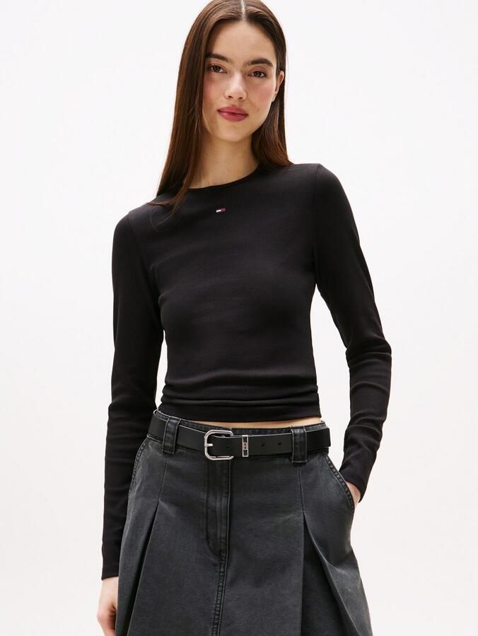 TOMMY JEANS Shirt met lange mouwen TJW SLIM ESSENTIAL RIB LS - Foto 7