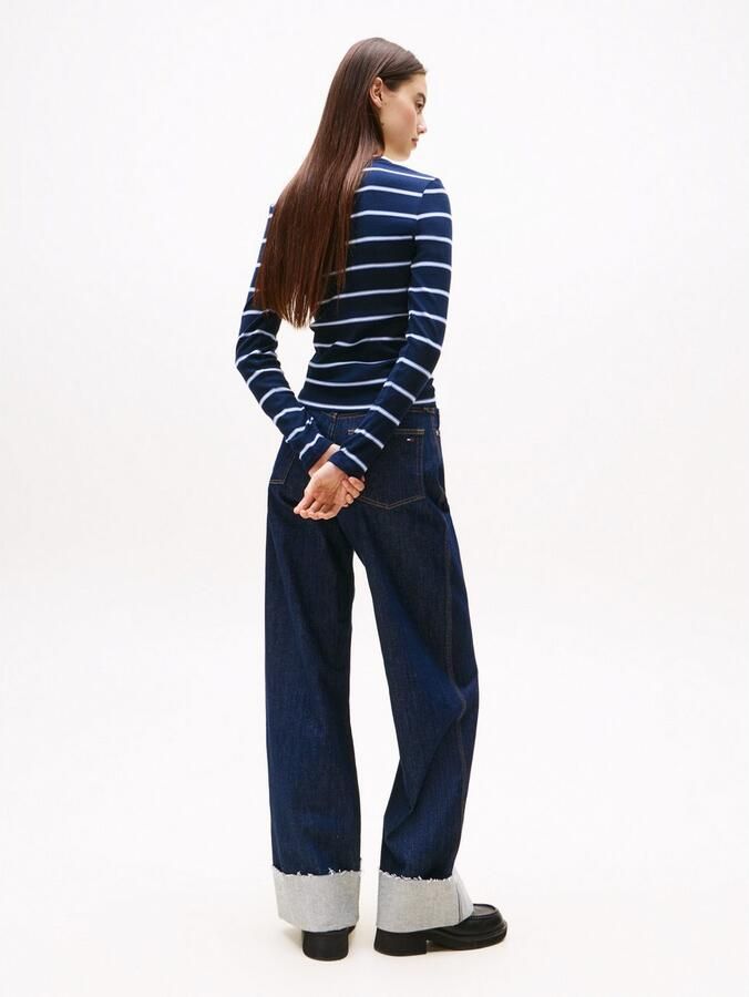 TOMMY JEANS Shirt met lange mouwen TJW SLIM ESSENTIAL RIB LS - Foto 4