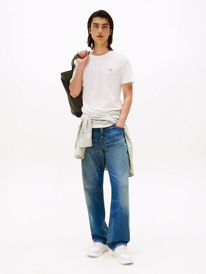 TOMMY JEANS Shirt met ronde hals TJM XSLIM 2PACK JERSEY TEE EXT (Set van 2) - Foto 2