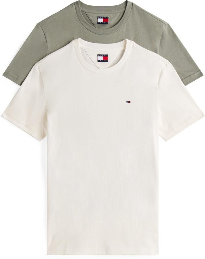 TOMMY JEANS Shirt met ronde hals TJM XSLIM 2PACK JERSEY TEE EXT (Set van 2) - Foto 6