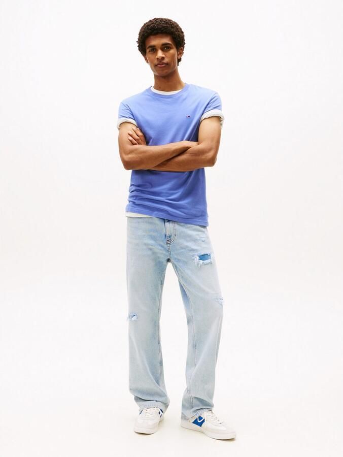 TOMMY JEANS Shirt met ronde hals TJM XSLIM 2PACK JERSEY TEE EXT (Set van 2) - Foto 4