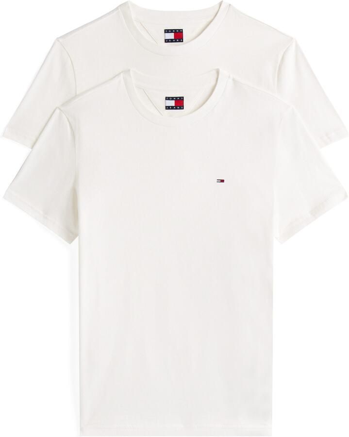 TOMMY JEANS Shirt met ronde hals TJM XSLIM 2PACK JERSEY TEE EXT (Set van 2) - Foto 2