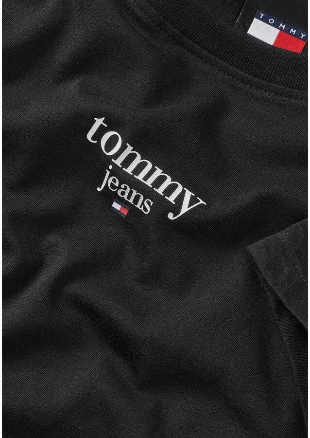 TOMMY JEANS Shirt met ronde hals TJW SLIM ESSENTIAL LOGO 1 SS EXT met logo-opdruk ronde hals - Foto 4