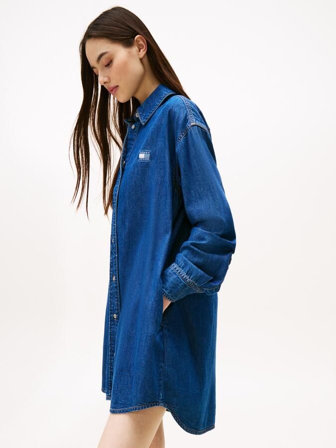 TOMMY JEANS Shirtjurk RELAXED SHIRT DRESS - Foto 4