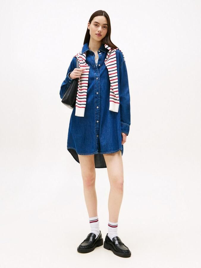 TOMMY JEANS Shirtjurk RELAXED SHIRT DRESS - Foto 3