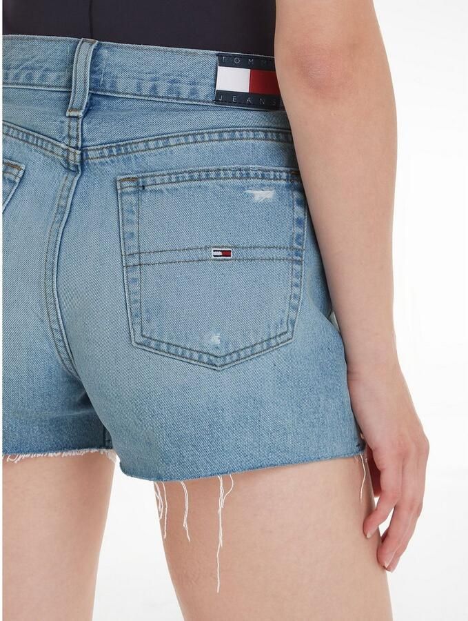 TOMMY JEANS Short HOT PANT BH0015 met heavy destroyed effecten aan de zoom - Foto 3