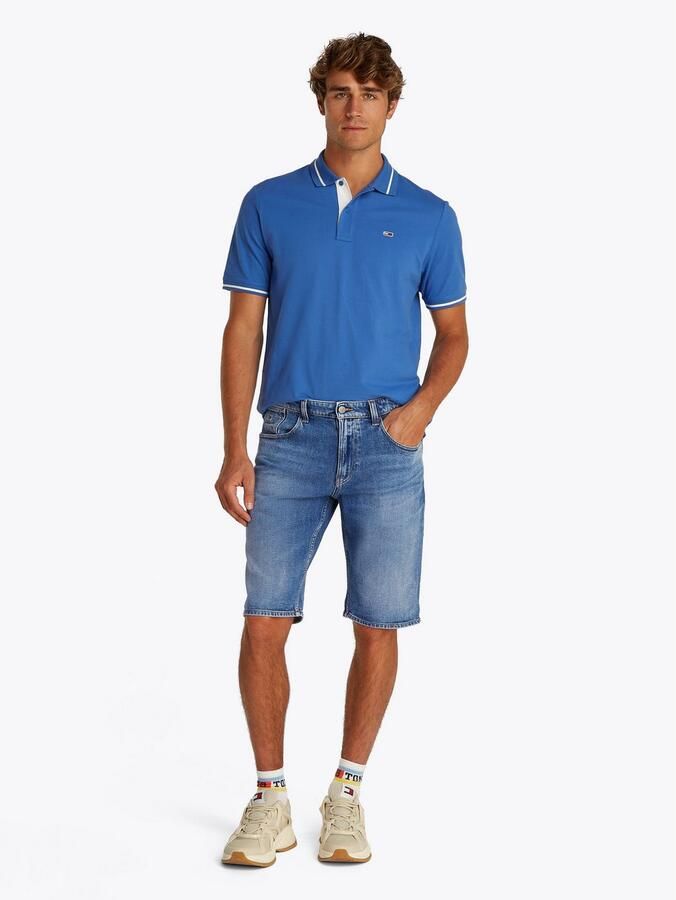 Tommy Jeans Regular fit korte jeans van katoenmix model 'RONNIE' - Foto 3