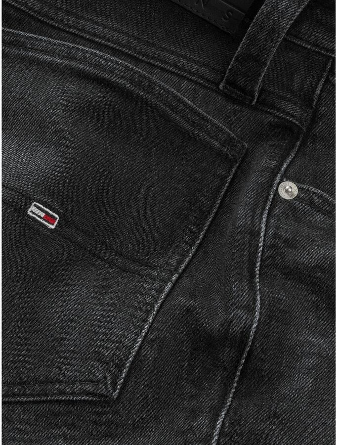 Tommy Jeans Slim korte jeans van een mix van katoen en elastaan