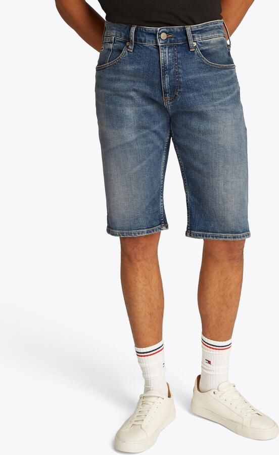 Tommy Jeans Slim fit korte jeans van katoenmix model 'RONNIE' - Foto 7