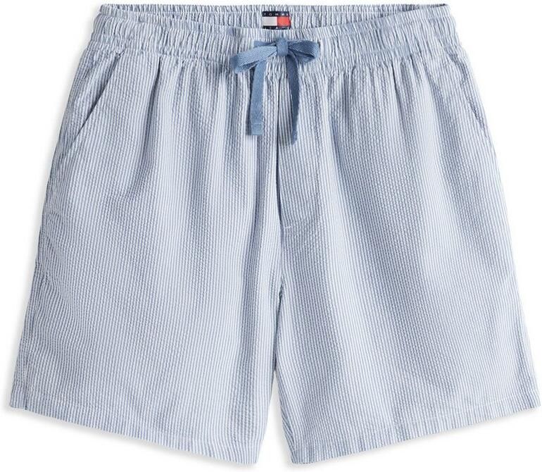 TOMMY JEANS Heren Broeken Tjm Seersucker Stp Beach Short Lichtblauw - Foto 11