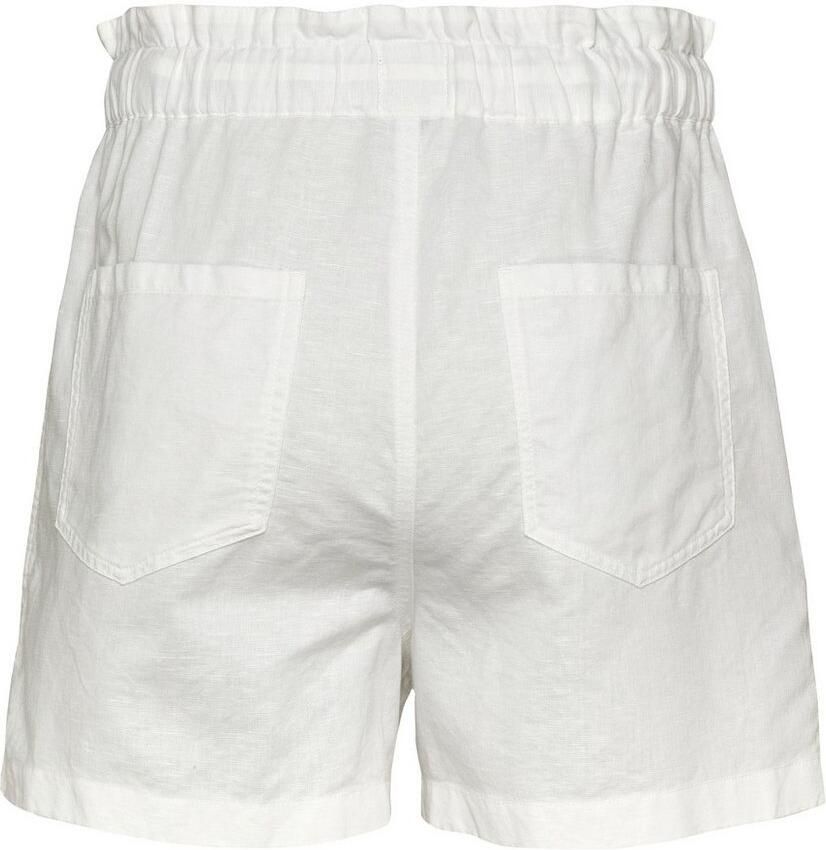 Tommy Jeans Regular fit korte paperbagbroek van een mix van katoen en linnen - Foto 2