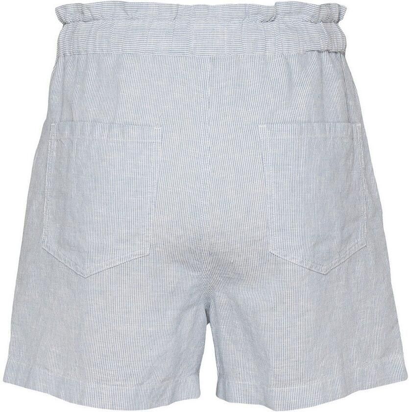 Tommy Jeans Regular fit korte paperbagbroek van een mix van katoen en linnen - Foto 5