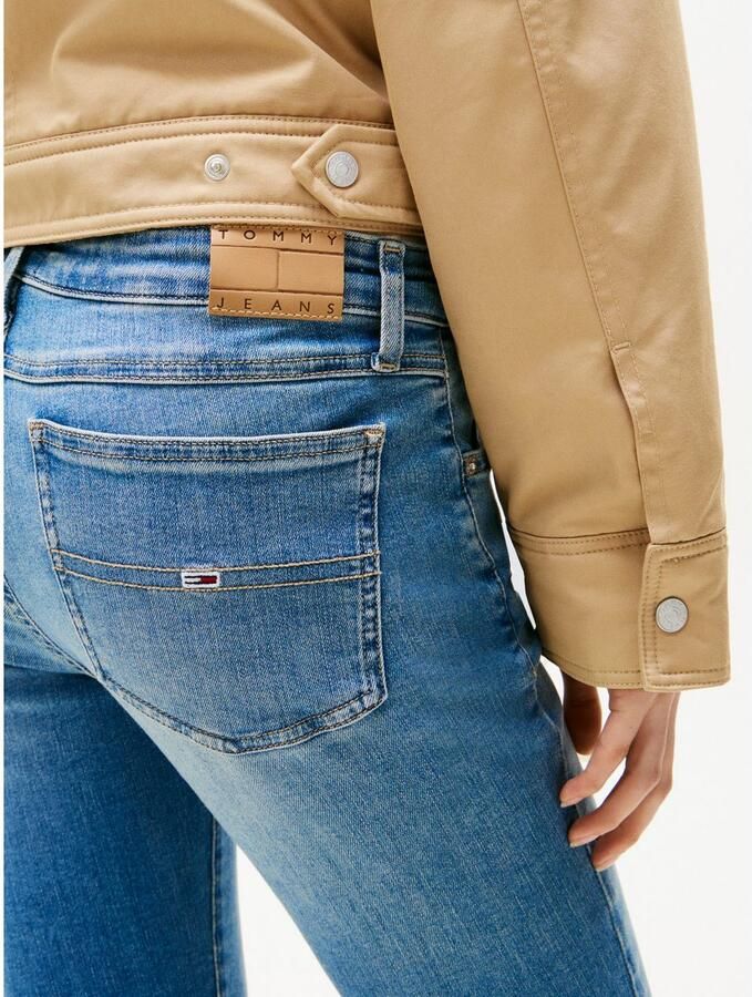 Tommy Jeans Skinny fit jeans van puur biologisch katoen model 'SOPHIE'