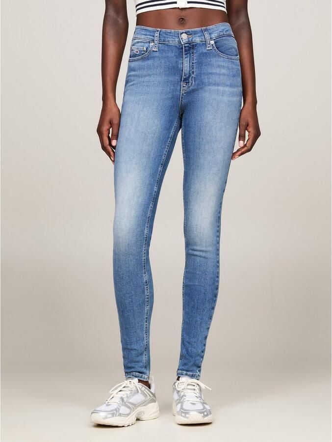 TOMMY JEANS Skinny fit Jeans SYLVIA HR SSKN CG4 met logo badge en label vlaggen - Foto 15