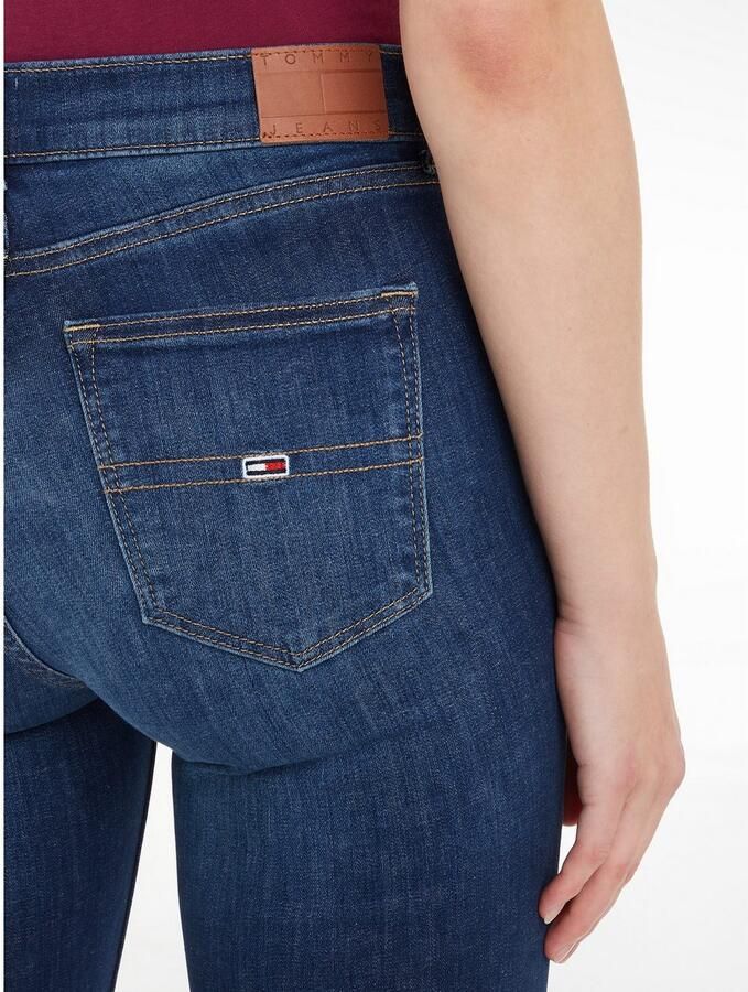 Tommy Jeans Donker Denim Skinny Katoen Stretch Jeans Blue Dames - Foto 4
