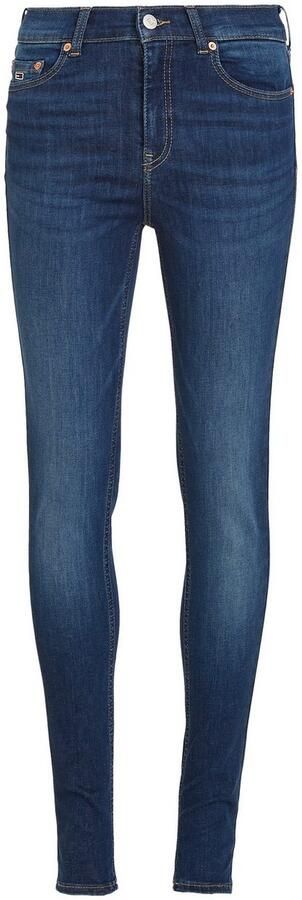 Tommy Jeans Donker Denim Skinny Katoen Stretch Jeans Blue Dames - Foto 9