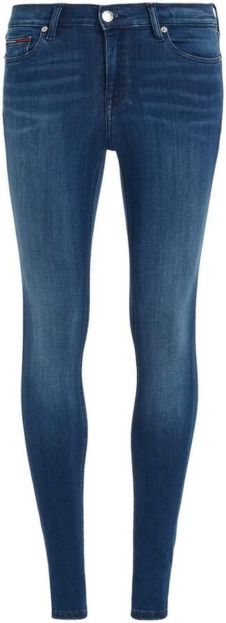 TOMMY JEANS Skinny fit jeans Nora Mid Rise Skinny Fit met -logobadge & borduursels - Foto 11