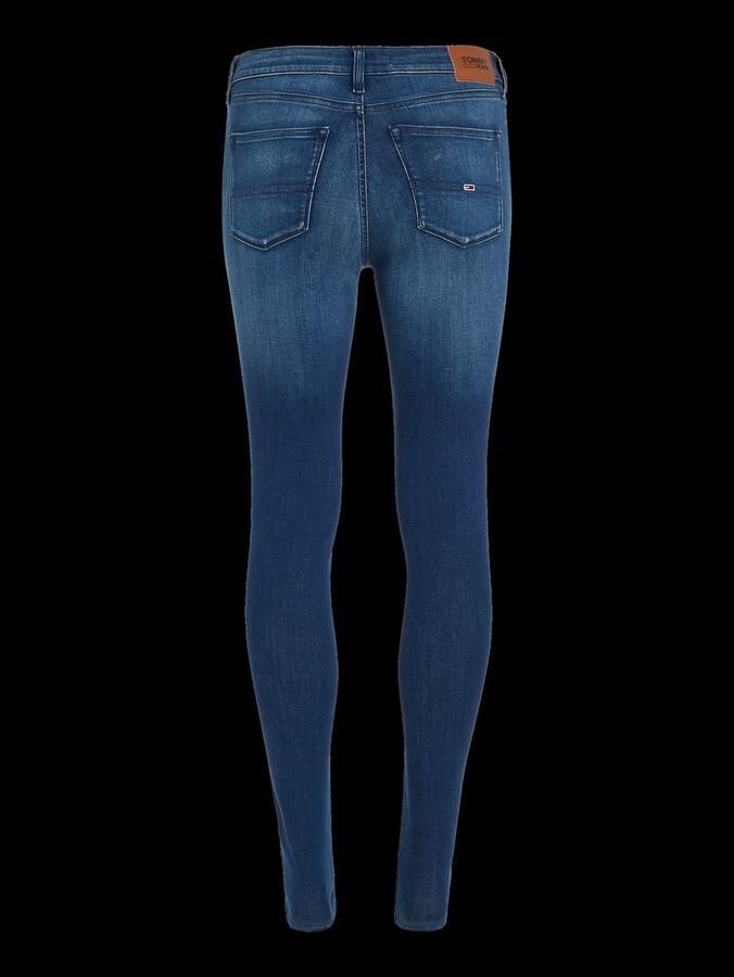 TOMMY JEANS Skinny fit jeans Nora Mid Rise Skinny Fit met -logobadge & borduursels - Foto 4