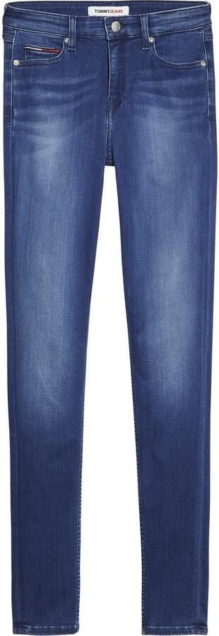 TOMMY JEANS Skinny fit jeans Nora Mid Rise Skinny Fit met -logobadge & borduursels - Foto 8