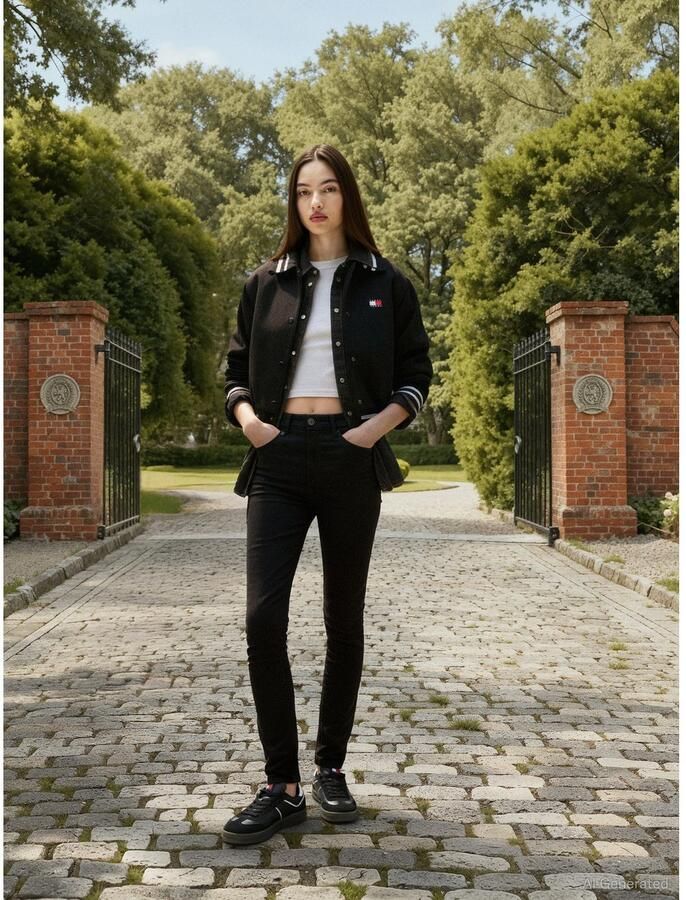 TOMMY JEANS Skinny fit jeans Nora Mid Rise Skinny Fit Röhrenjeans van katoenstretch met gemiddelde taillehoogte