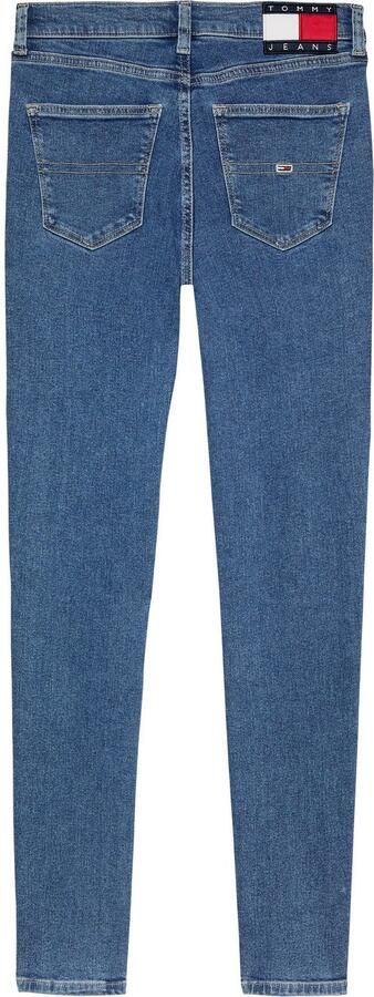 TOMMY JEANS Skinny fit jeans Nora Mid Rise Skinny Fit met wasbeurt met logo-badge - Foto 6