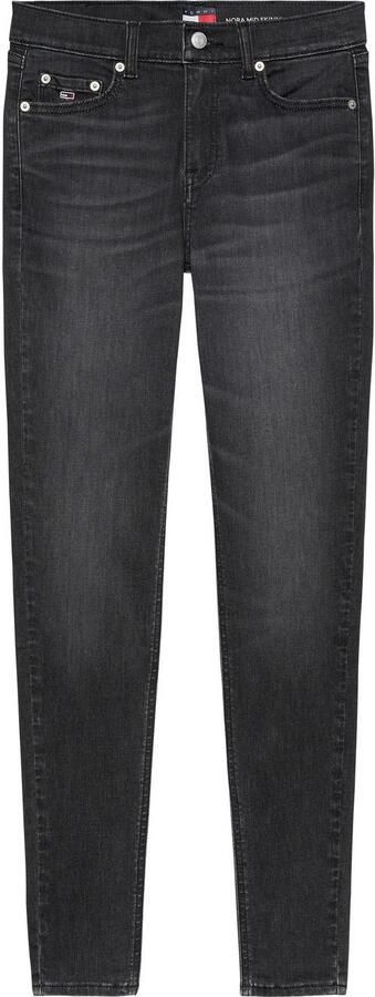 TOMMY JEANS Skinny fit jeans Nora Mid Rise Skinny Fit met wasbeurt met logo-badge - Foto 6