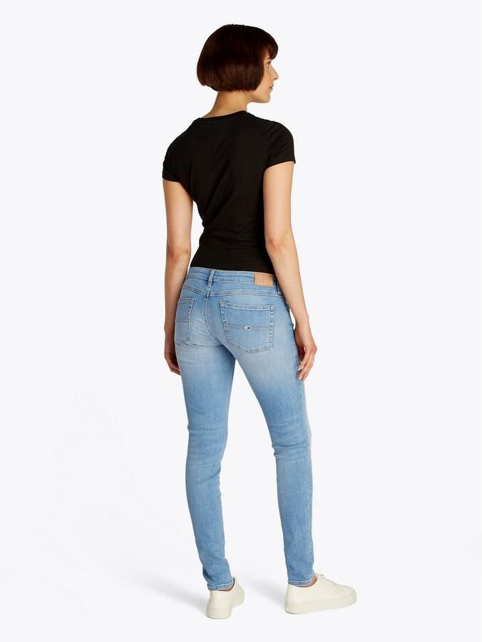 TOMMY JEANS Skinny fit jeans SOPHIE LW SKN met logo-badge in enkel-lengte - Foto 4