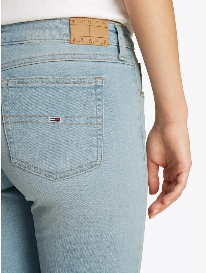 TOMMY JEANS Skinny fit jeans Sophie Low Waist Skinny met logo-badge in enkel-lengte
