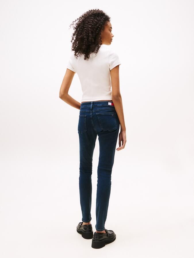 TOMMY JEANS Skinny fit jeans SOPHIE LW SKN met logo-badge in enkel-lengte