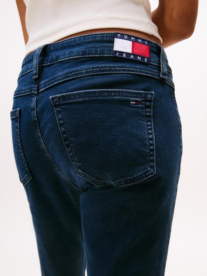 TOMMY JEANS Skinny fit jeans SOPHIE LW SKN met logo-badge in enkel-lengte