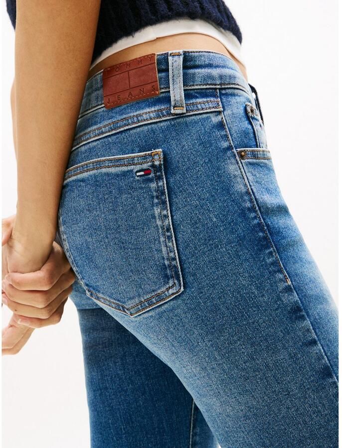 Tommy Jeans Skinny fit jeans van een mix van katoen en elastaan model 'SOPHIE'