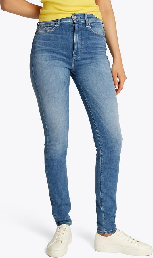 TOMMY JEANS Skinny fit jeans SYLVIA High Rise SKINNY in enkel lengte in blauwe wassingen - Foto 4