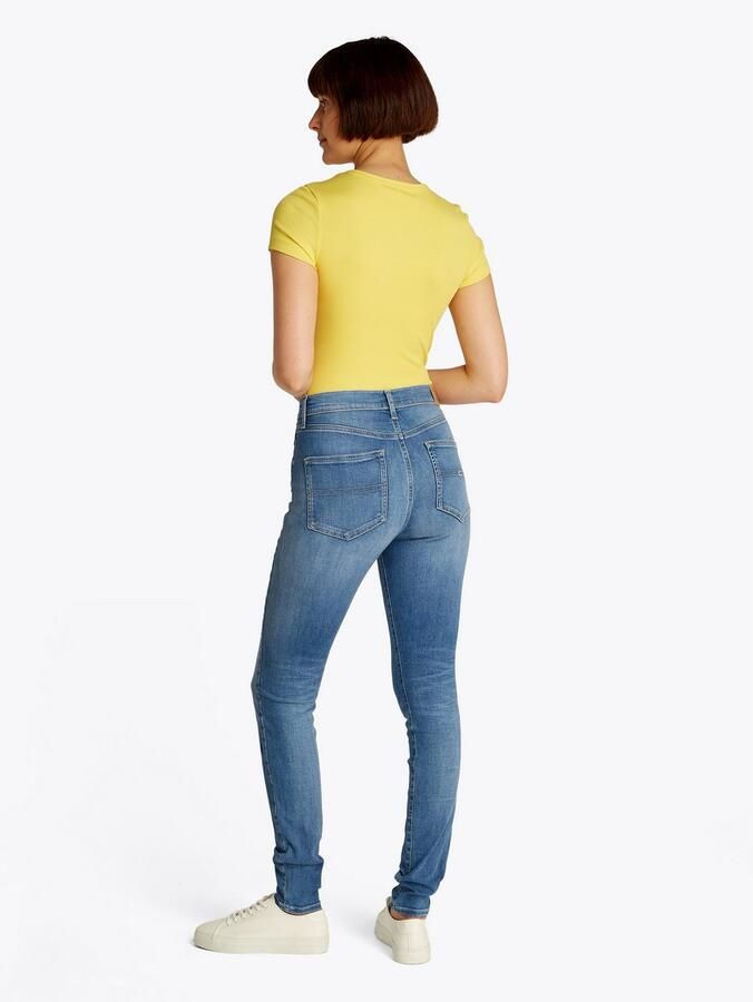 TOMMY JEANS Skinny fit jeans SYLVIA High Rise SKINNY in enkel lengte in blauwe wassingen - Foto 3