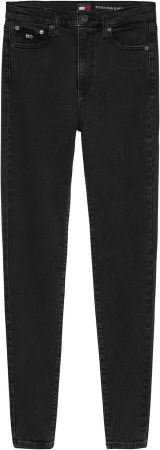 TOMMY JEANS Skinny fit Jeans SYLVIA HR SSKN CG4 met logo badge en label vlaggen - Foto 8