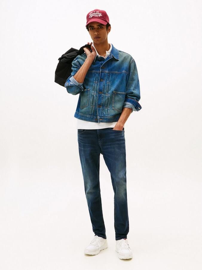 TOMMY JEANS Slim fit jeans AUSTIN SLIM TAPERED naar de enkel toe smaller wordende jeans met gemiddelde taillehoogte - Foto 3