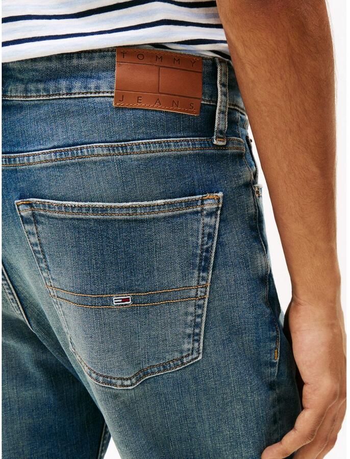 TOMMY JEANS Slim fit jeans Ryan Regular Slim Straight Slim-Straight-Jeans van hoogwaardig denim reguliere taillehoogte