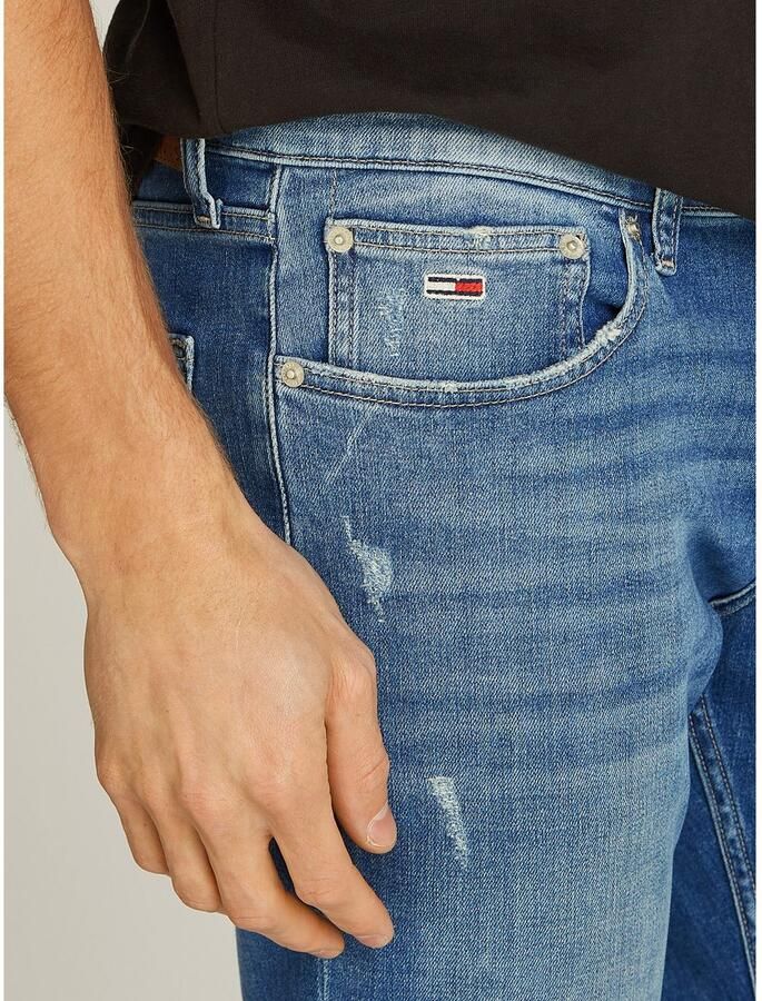 TOMMY JEANS Slim fit jeans Scanton Slim Denim Destroyed-effect verschillende wassingen - Foto 2