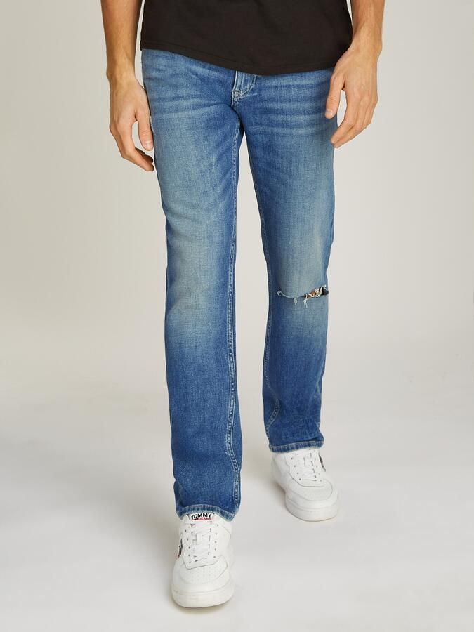 TOMMY JEANS Slim fit jeans Scanton Slim Denim Destroyed-effect verschillende wassingen - Foto 5