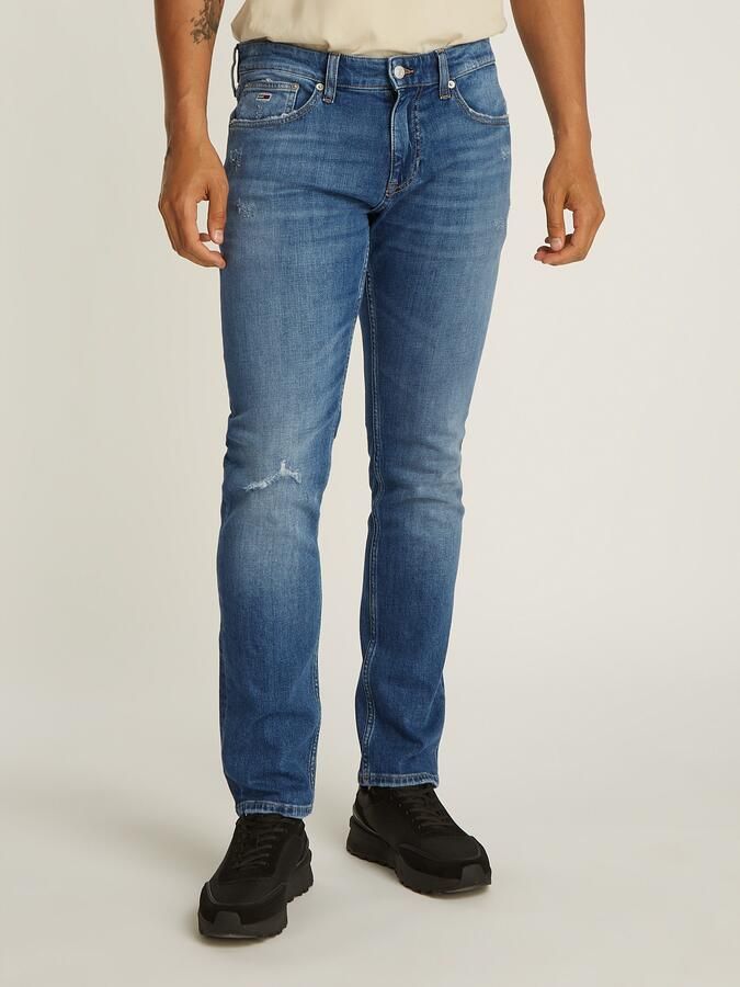 TOMMY JEANS Slim fit jeans Scanton Slim Denim met logoborduursels - Foto 4