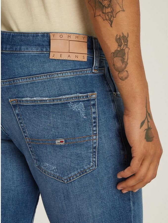 TOMMY JEANS Slim fit jeans Scanton Slim Denim met logoborduursels - Foto 7