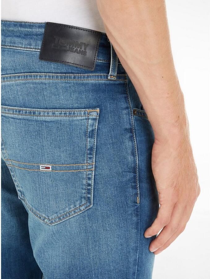 Tommy Jeans Slim fit jeans met labeldetails model 'SCANTON' - Foto 3