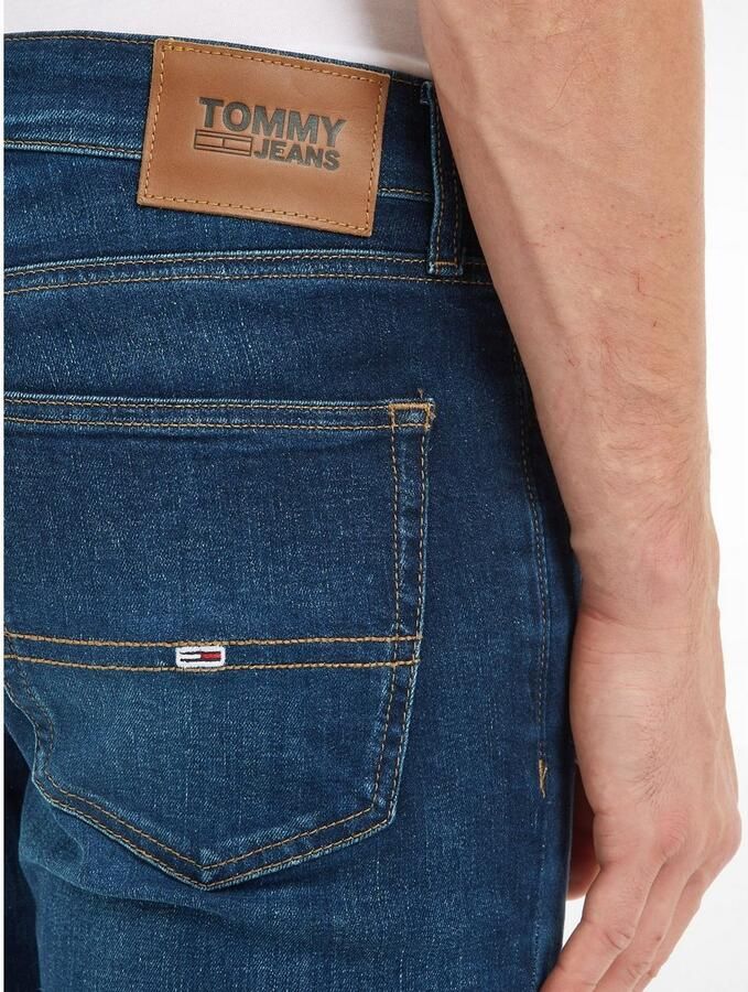 Tommy Jeans Slim fit jeans met labelstitching model 'SCANTON' - Foto 10