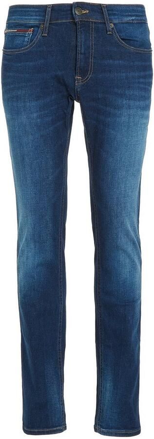 Tommy Jeans Slim fit jeans met labelstitching model 'SCANTON' - Foto 9