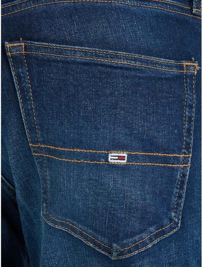 Tommy Jeans Slim fit jeans met labelstitching model 'SCANTON' - Foto 5