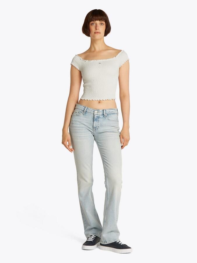 TOMMY JEANS Dames Tops & T-shirts Tjw Crp Smock Top Wit - Foto 7