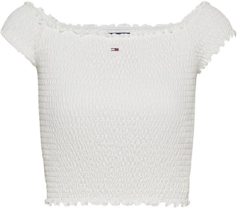 TOMMY JEANS Dames Tops & T-shirts Tjw Crp Smock Top Wit - Foto 9