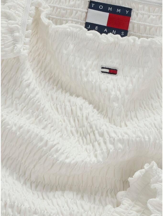 TOMMY JEANS Dames Tops & T-shirts Tjw Crp Smock Top Wit - Foto 5