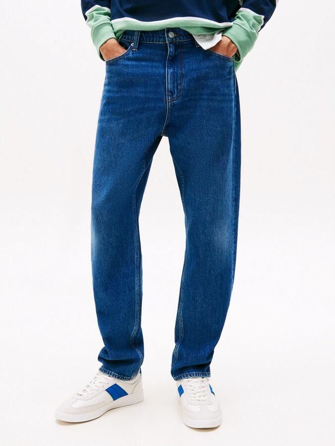 TOMMY JEANS Straight jeans Isaac Relaxed Tapered Relaxed-fit jeans met taps toelopende pijp - Foto 9