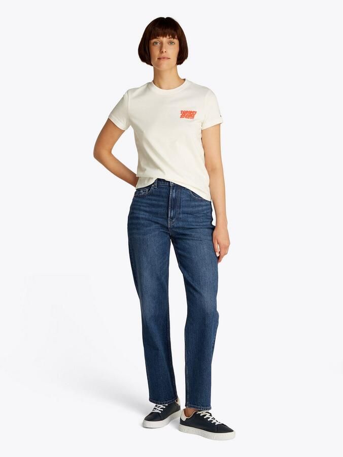 Tommy Jeans Straight fit jeans in 5-pocketmodel model 'LAYLA' - Foto 2