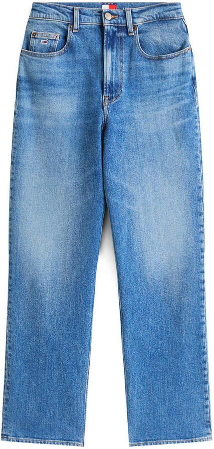 Tommy Jeans Straight fit jeans van katoenmix model 'LAYLA' - Foto 8